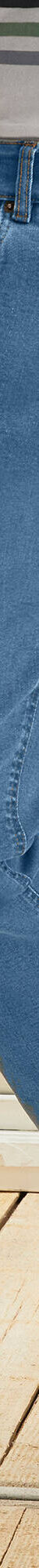 Jean coupe 5 poches extensible coton - entrej. 72 cm (bleached) Jean coupe 5 poches extensible coton - entrej. 72 cm (bleached)
